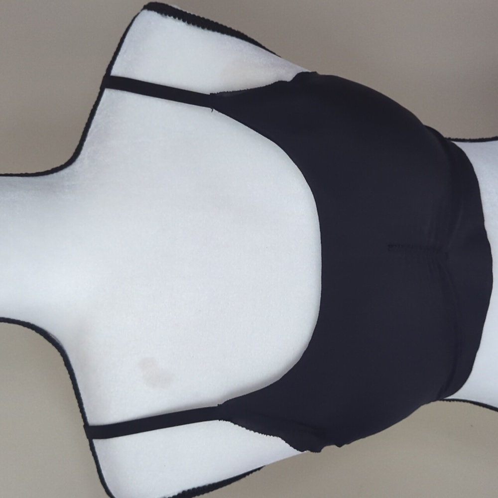 Sophia Ruched Padded Wireless Bra LARGE Black Pullover - Picture 11 of 15